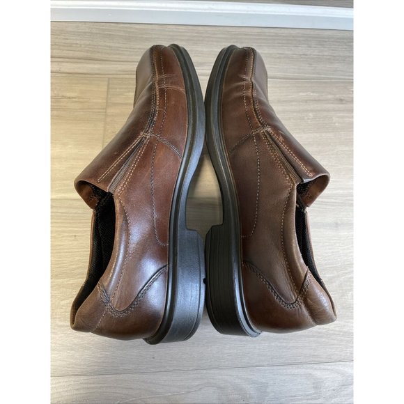 ECCO Mens Helsinki Bike Toe Slip On Loafer Cocoa Brown Sz 42 EU / 8-8.5 US - Picture 7 of 9
